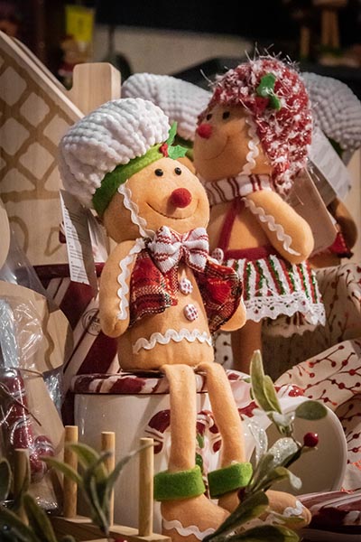 Marché de Noël 2022 - peluches en pain d'épice